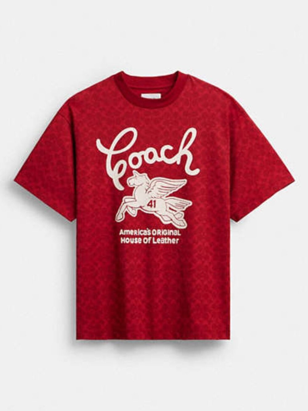 Relaxed Signature Pegasus T Shirt In Organic Cotton